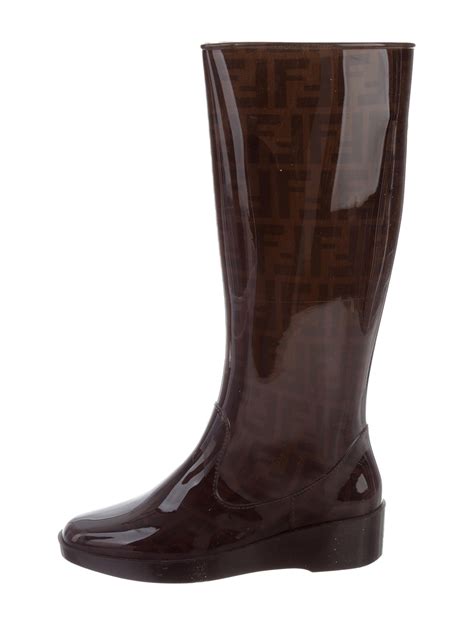 fendi rain boots women's|genuine Fendi boots.